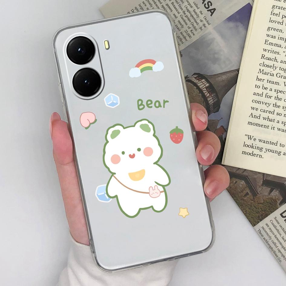 Cases For Xaimo Poco F4 X7 X6 X5 X4 X3 M5 M6 M7 14T 15 Pro Plus Beautiful Girls Pattern Transparent Silicone Camera Protection Housing For Xiaomi Capa