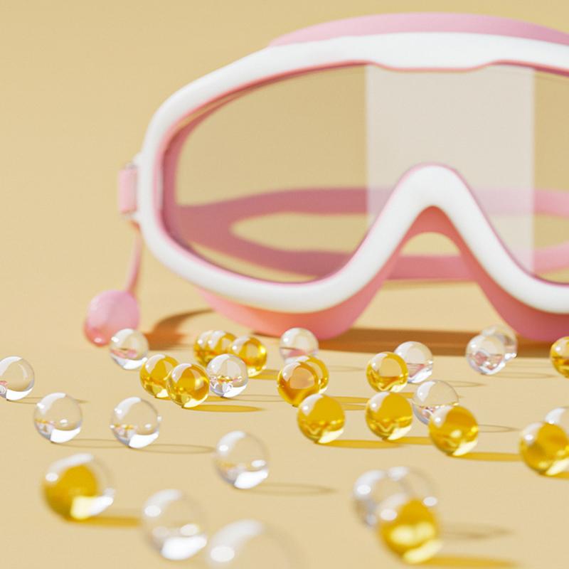 Lunettes de Natation Grande Monture Lunettes de Natation Grande Monture HD Vision Large Anti-Buée Protection UV Lunettes de Natation Pour Adultes Pas de Fuite