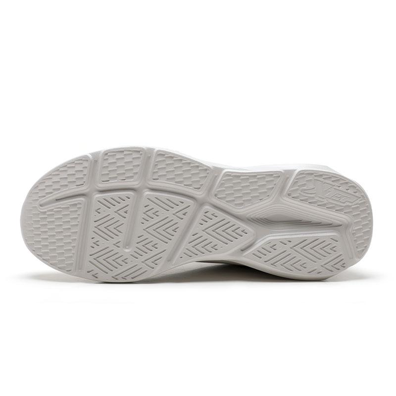 Xtep Fashionable Comfortable Shock Absorbing Non-Slip Wear-Resistant Low-Top Running Shoes Men sneakers White Gray 879419110032-5