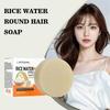 Reiswasser Runde Haarpflege Seife 100g