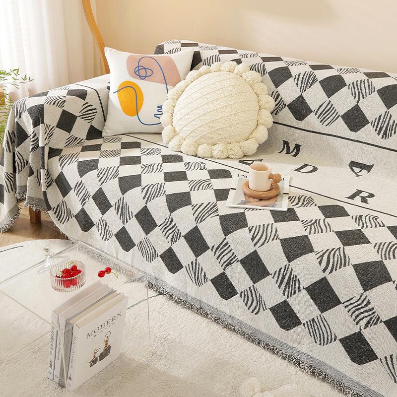 

Скандинавский чехол для дивана, универсальный чехол Four Seasons, чехол для дивана из синели, универсальный универсальный чехол, ткань 180*130cm