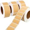 800/roll Writable Cowhide Memo & No-Trace Label Stickers