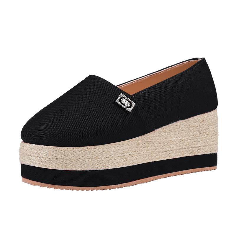 Plataforma de moda para mujer Zapatos individuales de gama baja Zapatos  casuales para mujeres Zapatos de color sólido comprar a buen precio —  entrega gratuita, reseñas reales con fotos — Joom