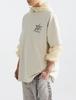 Keuleogsi Nice Print Drop Shoulder T-Shirt Putty Beige
