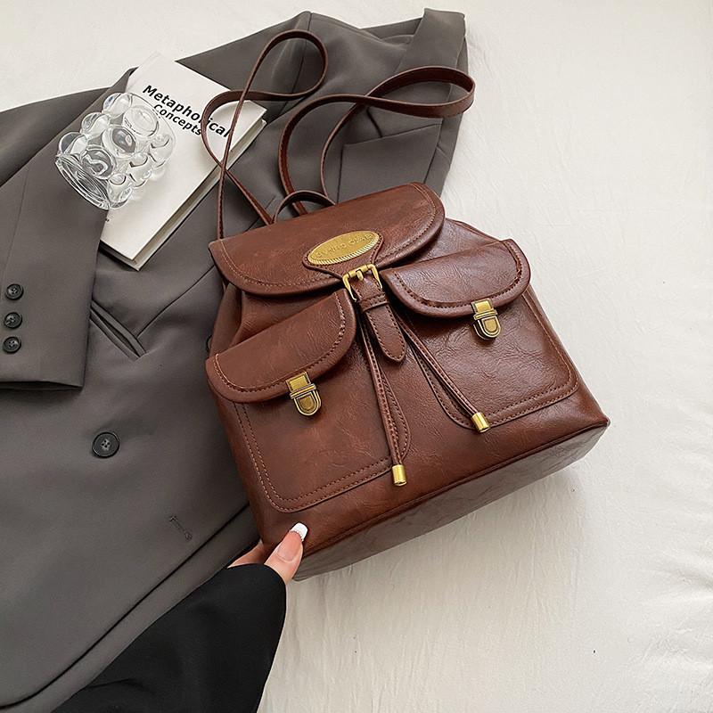 Caramel Color Cross-border Trend Shoulder Bag With Premium Feel Caramel