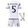 Real Madrid Bellingham Kinder Sportausrüstung Fußballtrikot YSHT Weiß