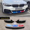 Compatible BMW New 5 Series Front & Rear Lip Kit (525/530Li) - Black Warrior MP Modification Kit.
