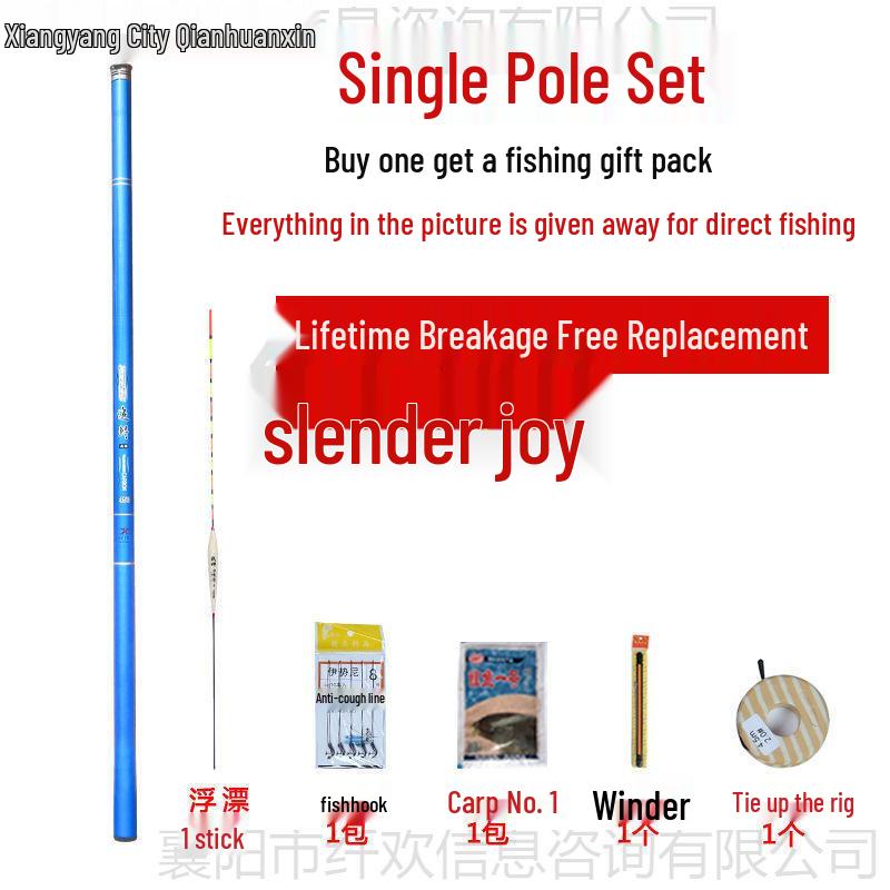 Komplett Nybörjarfiskespöset - Superhårt Handspö med Beten och Utrustning