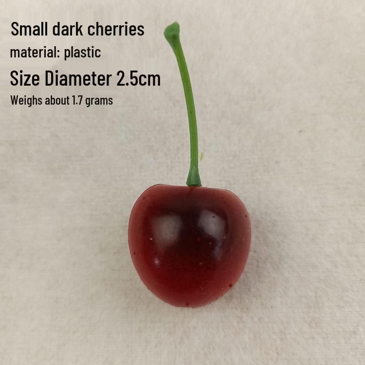 Artificial Fruit Props: Cherries, Lemon, Orange, Banana, Apple