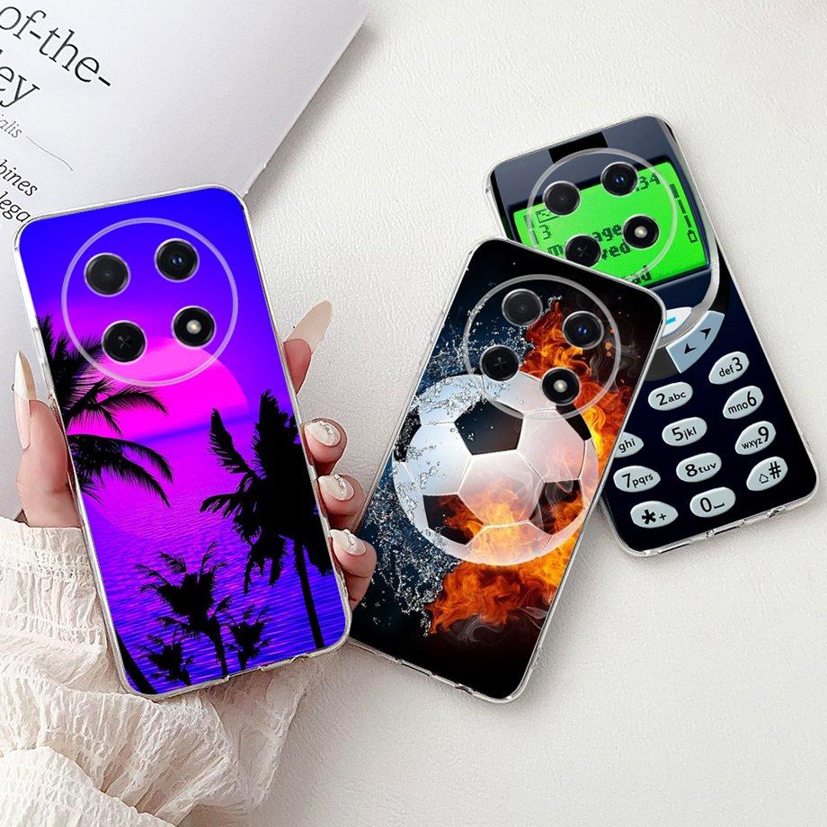 For Huawei Nova 13i 12i Case Cute Animal Tiger Lion Dragon Cartoon Phone Cover On Nova13i Nova12i Soft Silicone Clear Coques