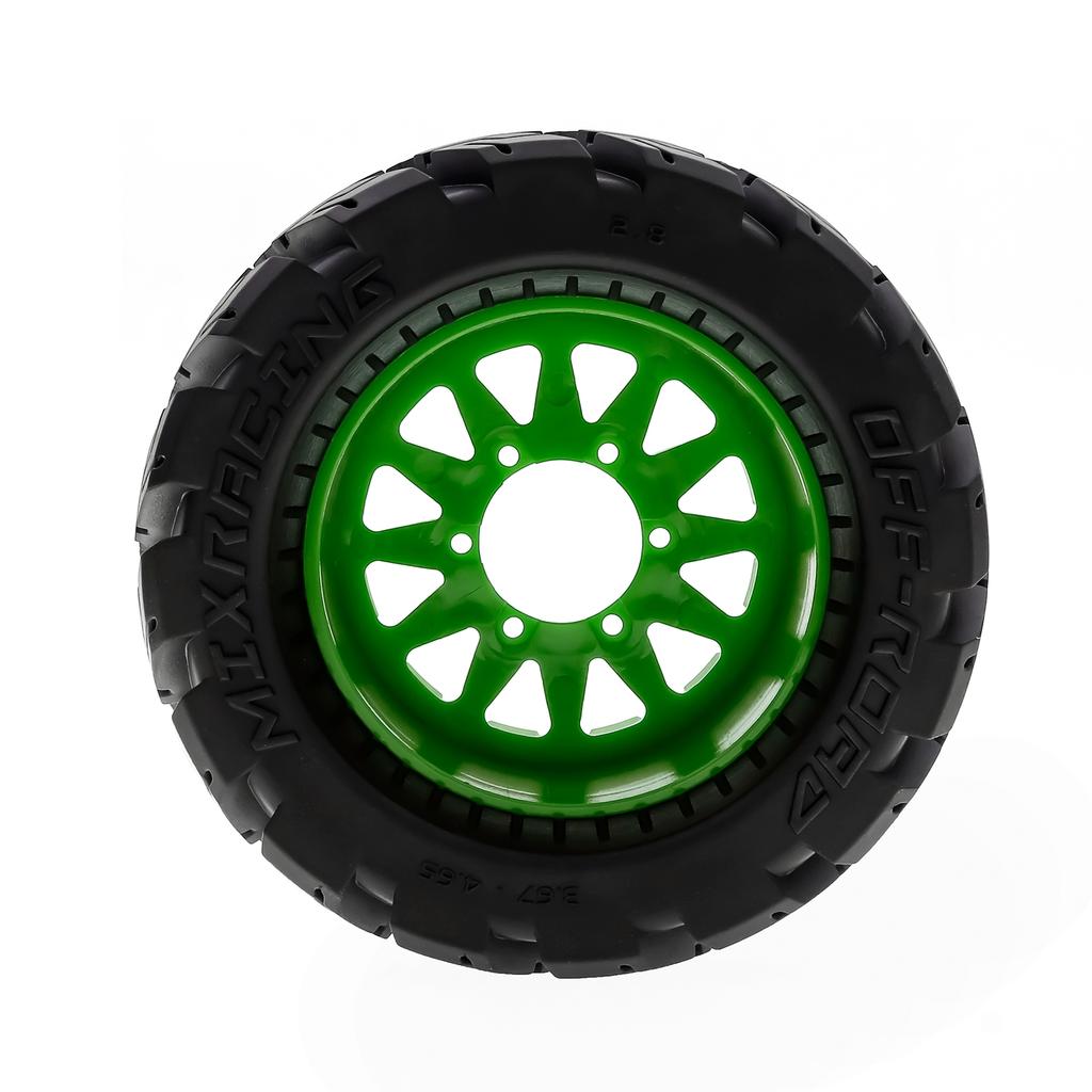 Remote Control Crawler Rubber Car Orange Tires 120*72*69mm 4pcs Replacement for Hpi Mk2 1Celsius10 Remote Control Ca
