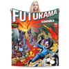 Futuramas Cartoon Comic Blanket  Soft Warm Fashion Plush Throw Blanket For Boy Girl Couch Chair Flannel Bedspread Bed Cover