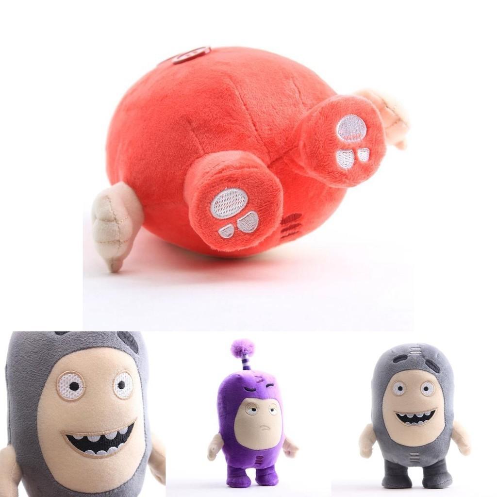 Adorable Oddbods 23cm Plush Soft Cuddly Toy Newt Bubbles Pogo Zee Jeff Fuse Slick Doll