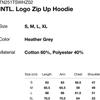 ThIs Is Never That Ss25 Zip Up Hoodie Heather Grey