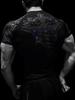 Breathedivinity Summer Muscle Men's Quick-Dry Short Sleeve Fitness Top