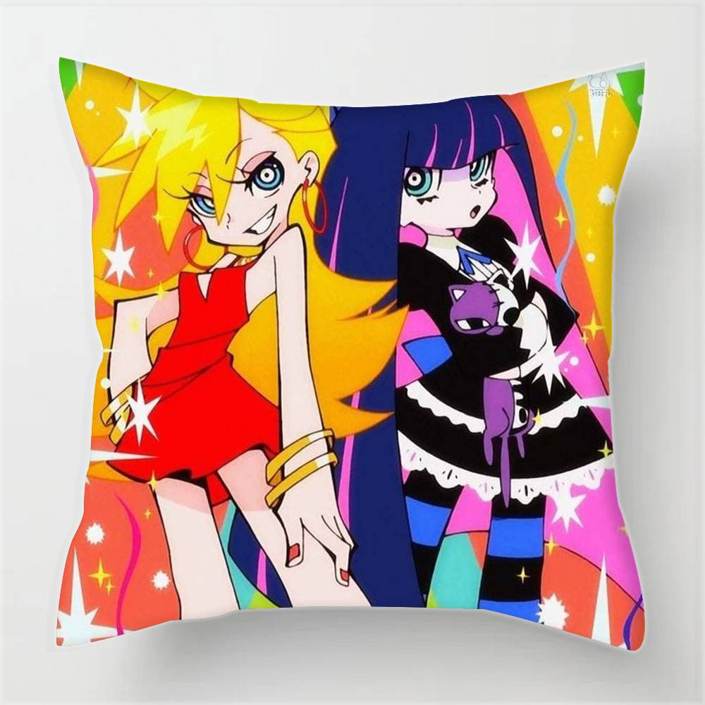 Pillowcases Cushion Covers Living Room Sofas Home Decor Gifts Anime Panty And Stocking With Garterbelt