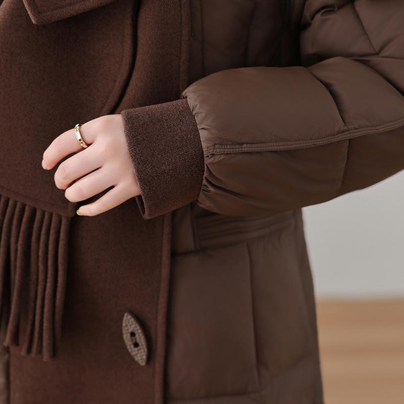 Móda Dámské Zimní Kabáty Plus Size Elegantní Volné Silné Teplé Dlouhé Parky Dámská Bunda