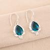 Apatite Handmade Silver Jewelry, 925 Sterling Silver Earrings, Handmade Beautiful Gemstone Jewelry, Apatite Earrings For Her