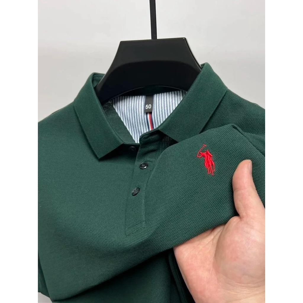 STORN High End Brand 100% Cotton Short Sleeve Polo Shirt Men Luxur Pony Embroidery Comfort Breathable Fashion T-shirt Summer New Top