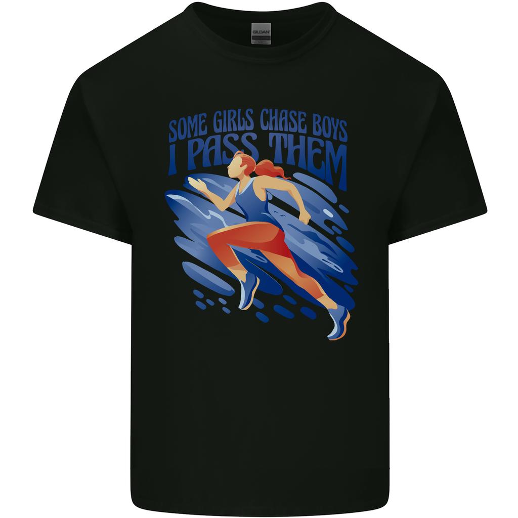 Chase Boys Running Marathon Cross Country Runner Unisexs Light Cotton TShirt