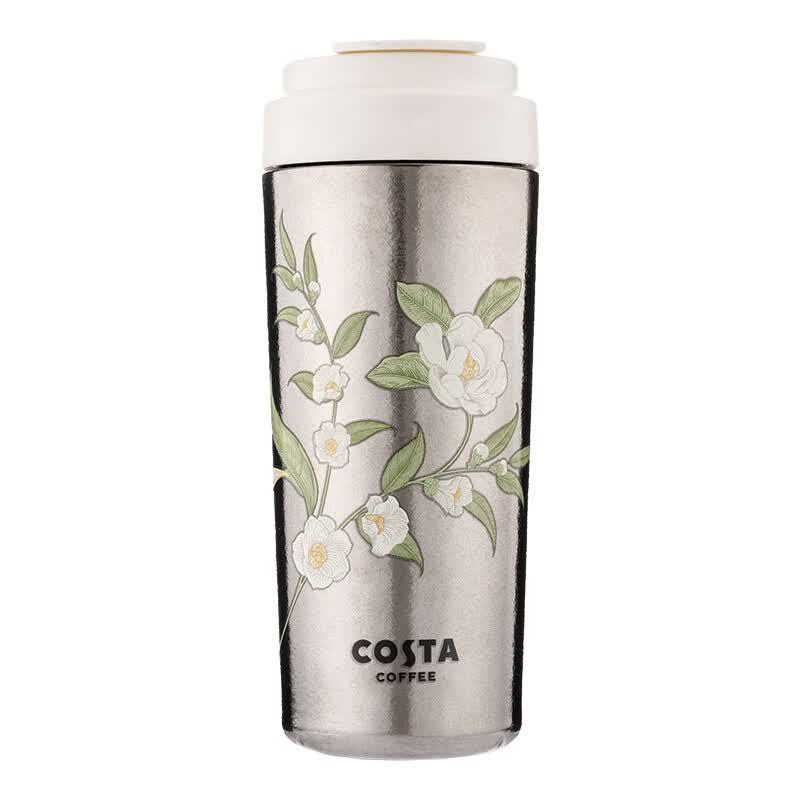COSTA Elegant Floral Pure Titanium Coffee Mug 480ml