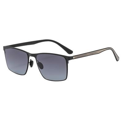 [PUKCLAR] PUKCLAR Men's Sunglasses, Polarized Lenses, PC Material, UV400 Protection, Stainless Steel Frame, Lightweight Design, Polarization Test