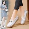 Women's Loafers Leather Driving Moccasins Comfort Flats Casual Slip On Walking Minimalist Summer Breathable Shoes