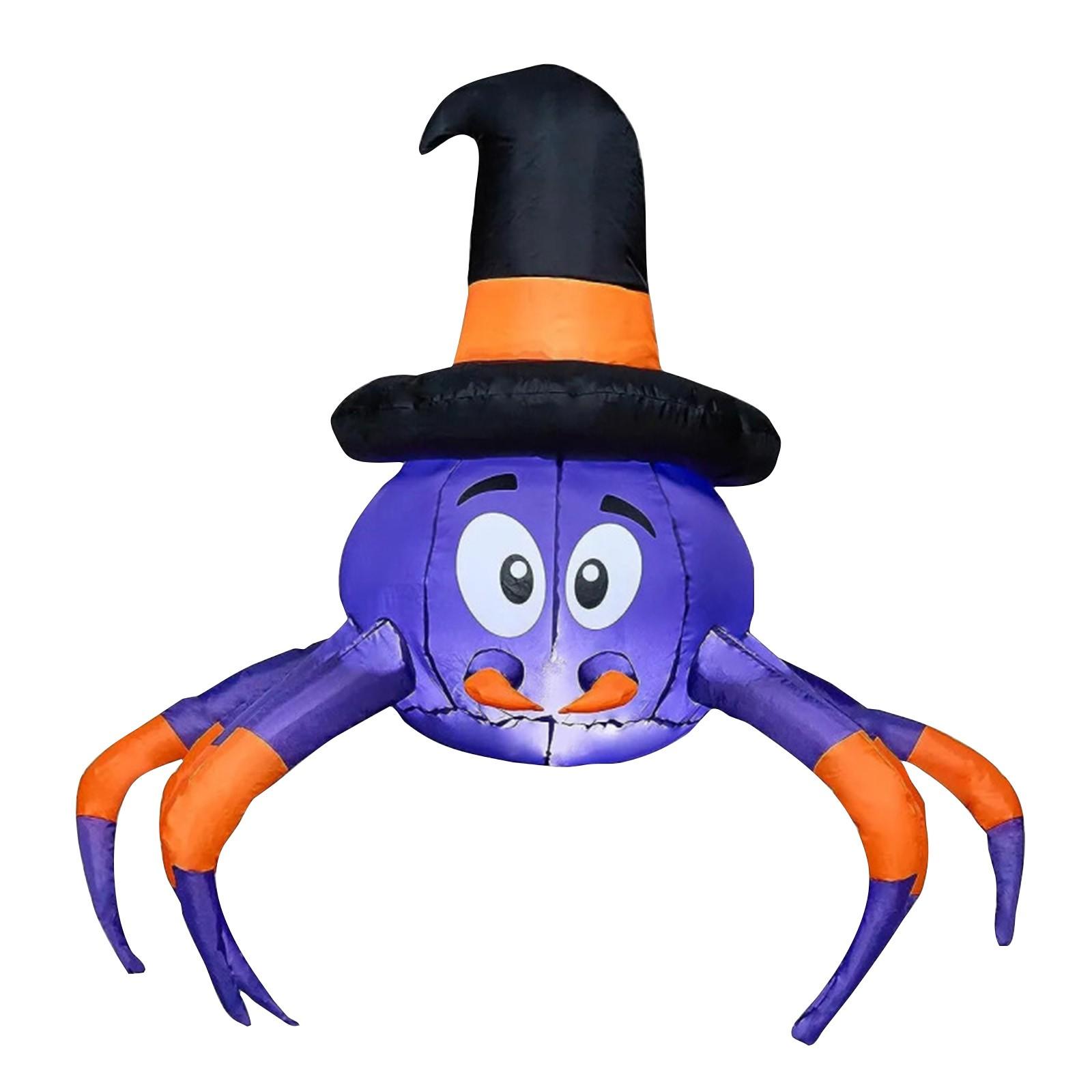 

Надувные светящиеся украшения для вечеринки на Хэллоуин, украшения для дома, простые в установке и полные атмосферы One Size белый