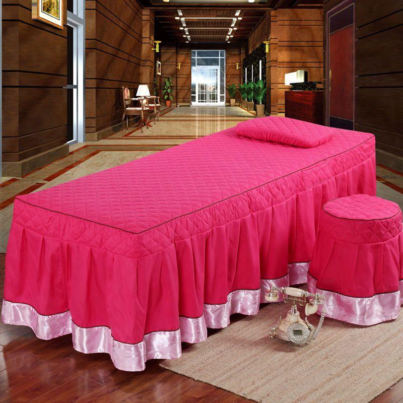 Beauty with Holes Bed Cover Single Piece Beauty Salon Therapy Massage Special Bedclothes Thickened  All-season Use Bedspread