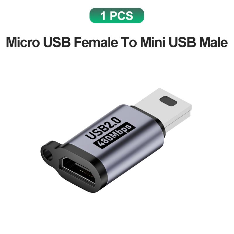 

Адаптер Micro USB Micro USB Female To Mini USB Male Конвертеры Зарядное устройство Кабель для передачи данных Адаптер