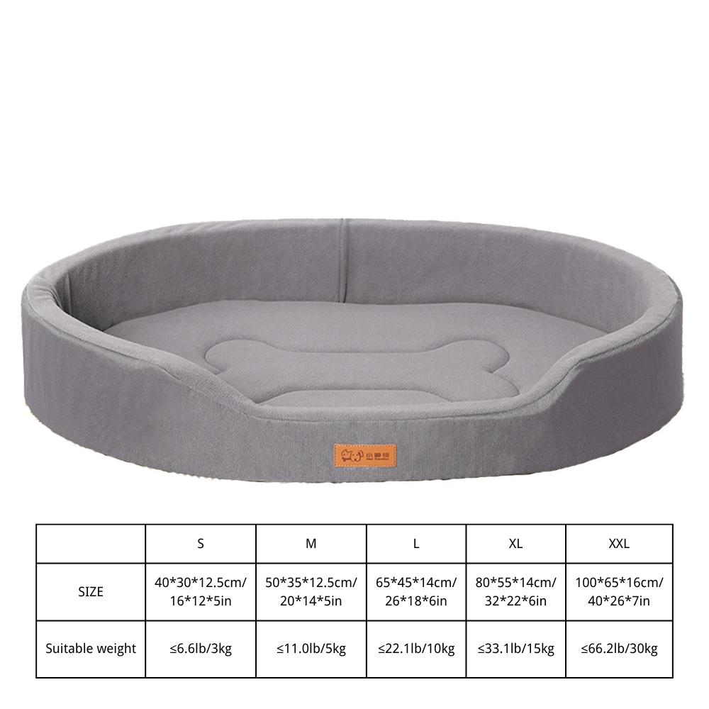 Camas para Perros Impermeables de Espuma Ortopédica de Invierno para Perros Pequeños Medianos Grandes Sofá Duradero para Perros La Cama para Mascotas Lavable con Funda Extraíble