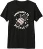 Remember To Buckle Up Cute Seat Belt Character Premium Tri-Blend T-Shirt