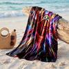 AC Milan Print Microfiber Beach Towel Quick Dry Absorbent Large Towel For Beach Swimming Travel