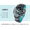 Wristwatch quartz watch waterproof lightweight multifunctional stylish design popular anime character goods commuting school outdoor accessory (MEIKO)