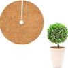 20/25/30/35cm 3PCS Fibre de Coco Naturelle Anneau Paillage Arbre Protecteur Tapis Organique pour Intérieur Extérieur Disque Cache-Plante Pot de Fleur