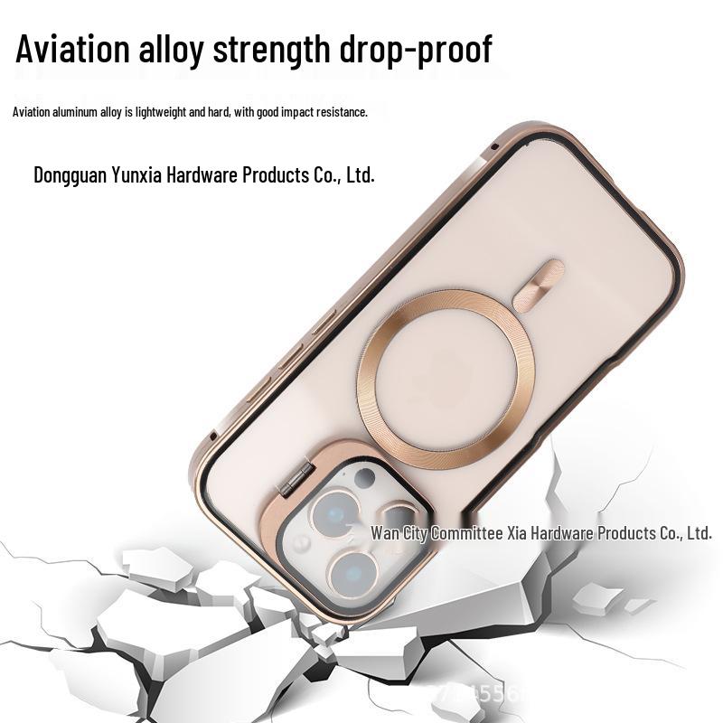 Apple 17 Pro Max 360° Lens Stand: Magnetic MagSafe, Drop-Proof Protection for iPhone 16 iPhone 17 Pro