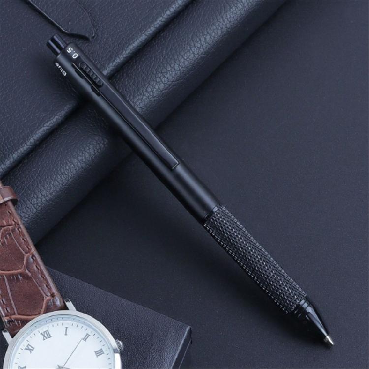 Metal Retractable Ballpoint Pen, Retractable Ballpoint Pen Multicolor Ballpoint Pen 1.0mm, Write Smoothly for Office