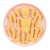 2er Set Keksstempel Halloween Skelett Keksausstecher Fondant Kekse Gebäck Ausstecher Backdekorationszubehör