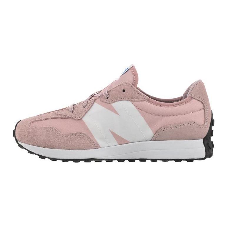 

New Balance NB 327 Low Top Kids Running Shoes Pink White Kids 38.5