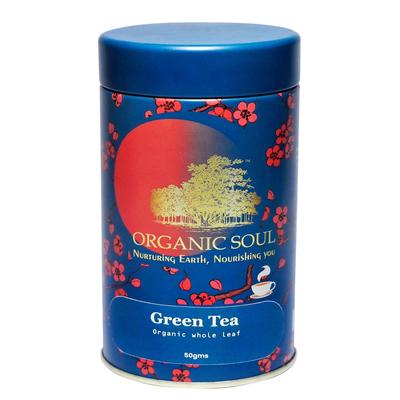 Organic Whole Leaf Green Tea (50 G), Green Tea Organic Whole Leaf, Organic Soul