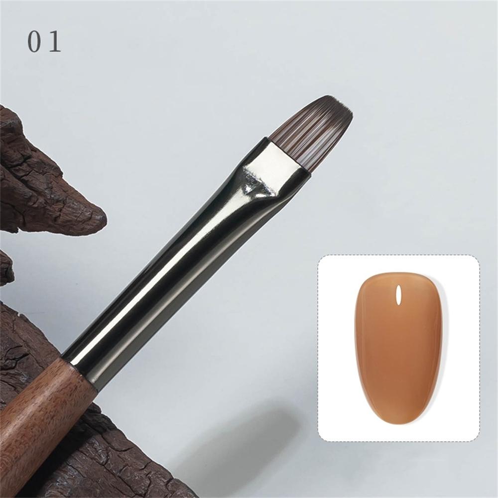 1pc Nail Brushes Wooden Handle Nail Gel Brush Manicure Supplies Tools Accessorie Nail Painting Brush DIY Manicure Tools