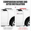 2PCS Aluminum Sticker Durable Waterproof Decoration For Alfa Romeo 159 147 156 164 166 Stelvio Giulietta MiTo Sportiva Giulia GT