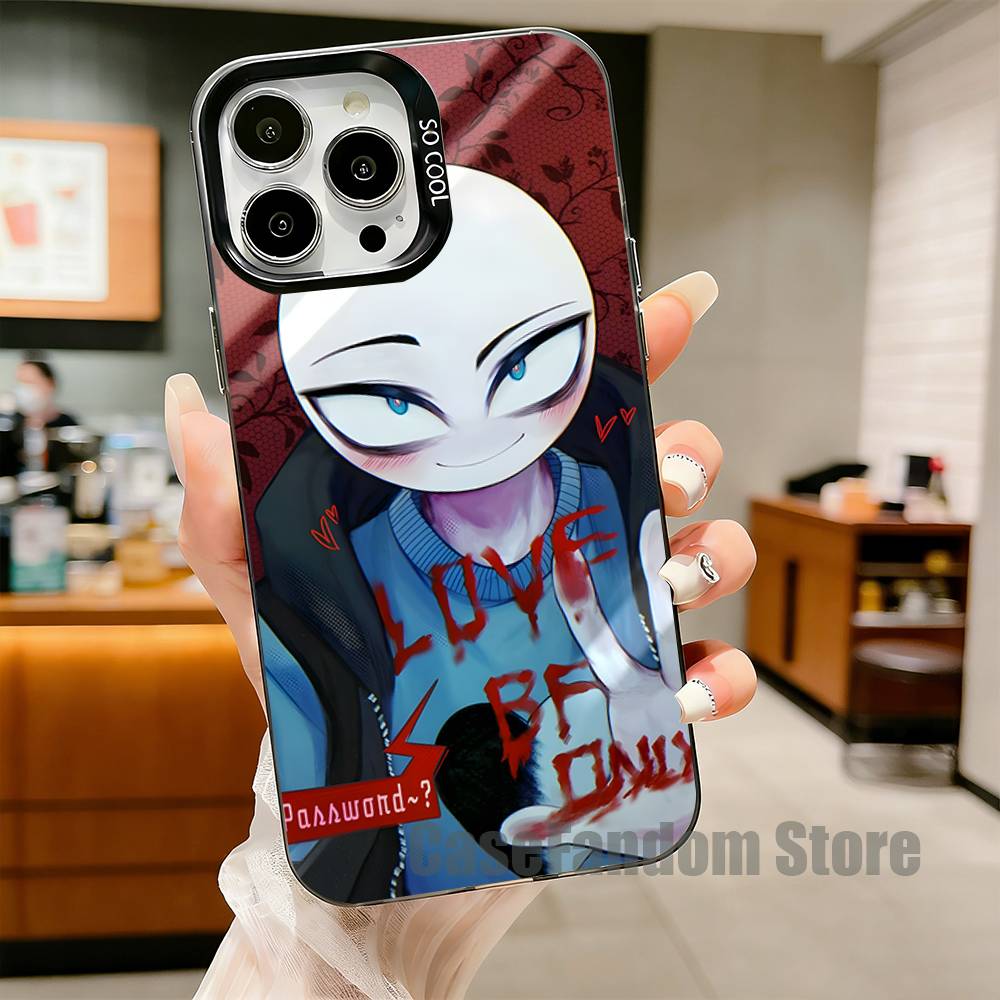 Peter Y-Your B-Boyfriend Button Phone Case For iPhone 17,16,15,14,13,12,11,Pro,Max,Plus,Black Matte Shockproof Cover