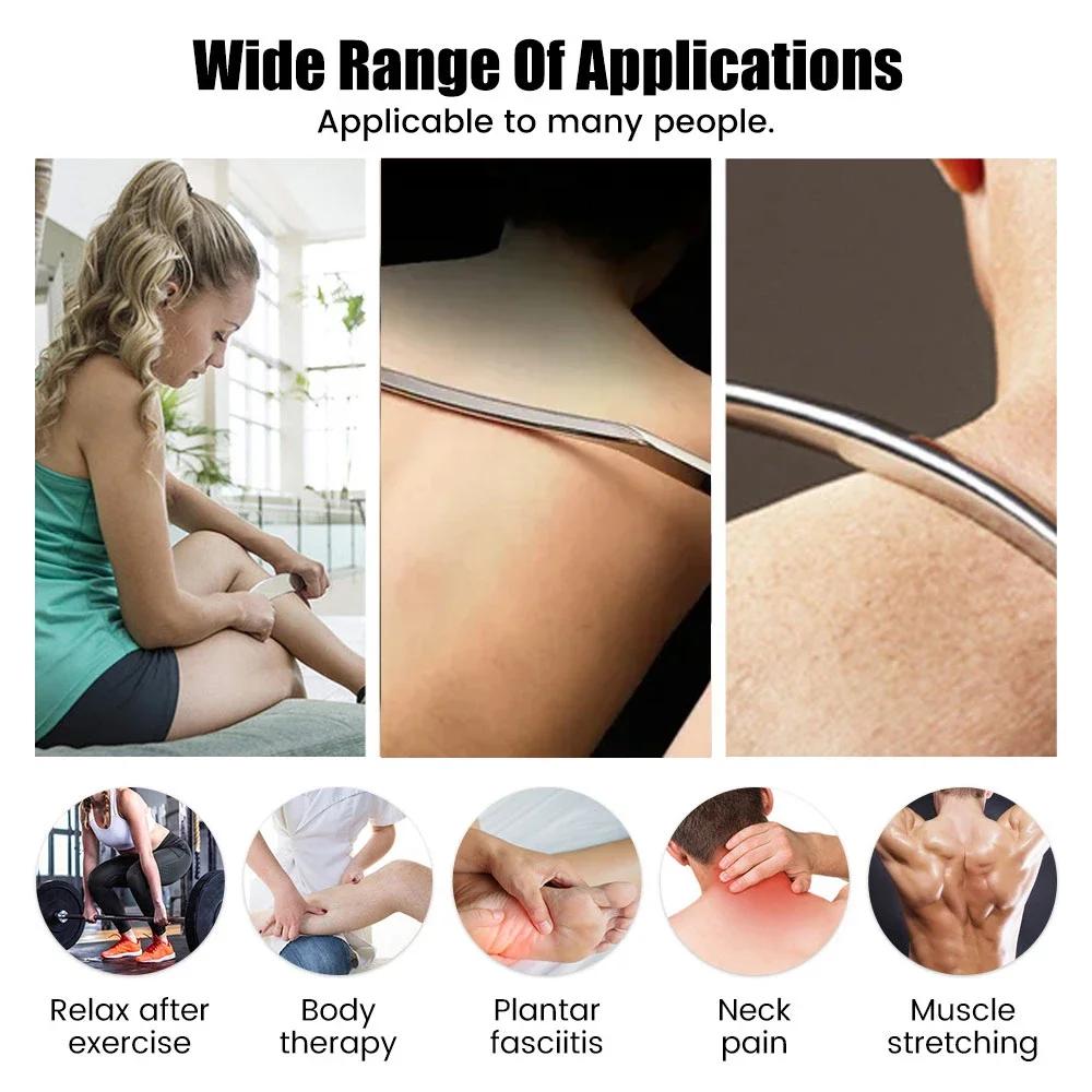 Stainless Steel Gua Sha Scraping Massage Tool Guasha IASTM Tools Help Relieve Sore Muscles Soft Tissue Mobilization Scrapper