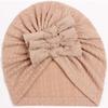 New Baby Bag Hat, Baby Solid Color Pattern Bow Hat, Children's Indian Hat
