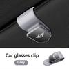 Auto Sunglasses Holder Sun Visor Clip glasses Storage For MINI Cooper One JCW Works Clubman R55 R56 F55 F56 R57 R58 R59 R60 R50 pwaxk99