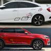 2pcs Car Sticker Both Side Body Auto Vinyl Film Stylish Personalized Decals Car DIY Sport Styling Sticker Tuning Car Accessories