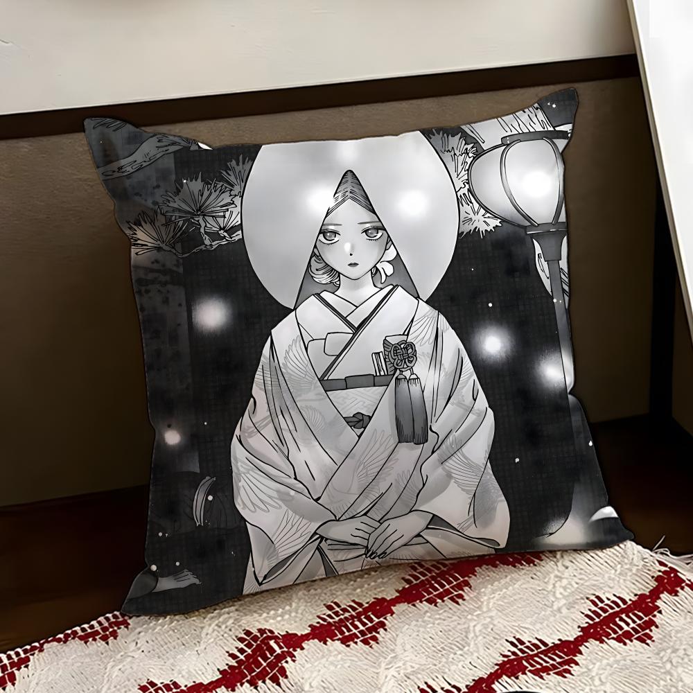 Anime FFirefly Wedding Cushion Cover Reversible Soft Durable Pillow Cover Home Car MultiScene Use for Daily Comfort