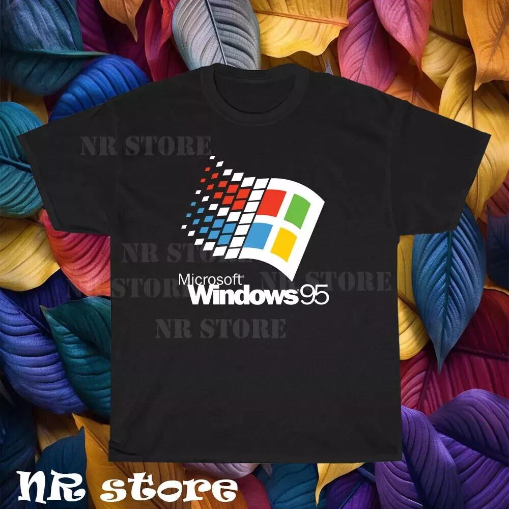 New Shirt Windows 95 Logo Active T-Shirt Funny S to 5XL Unisex T-Shirt L