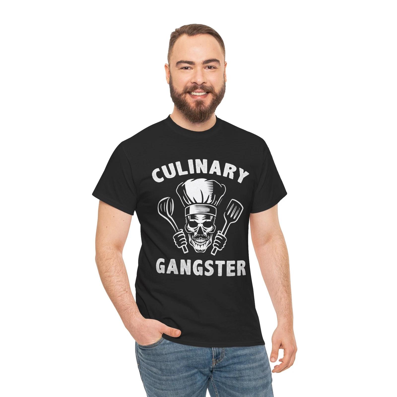 Funny BBQ Chef T-Shirt – Grill It, Flip It, Eat It Cooking Lover Tee Gangster XL